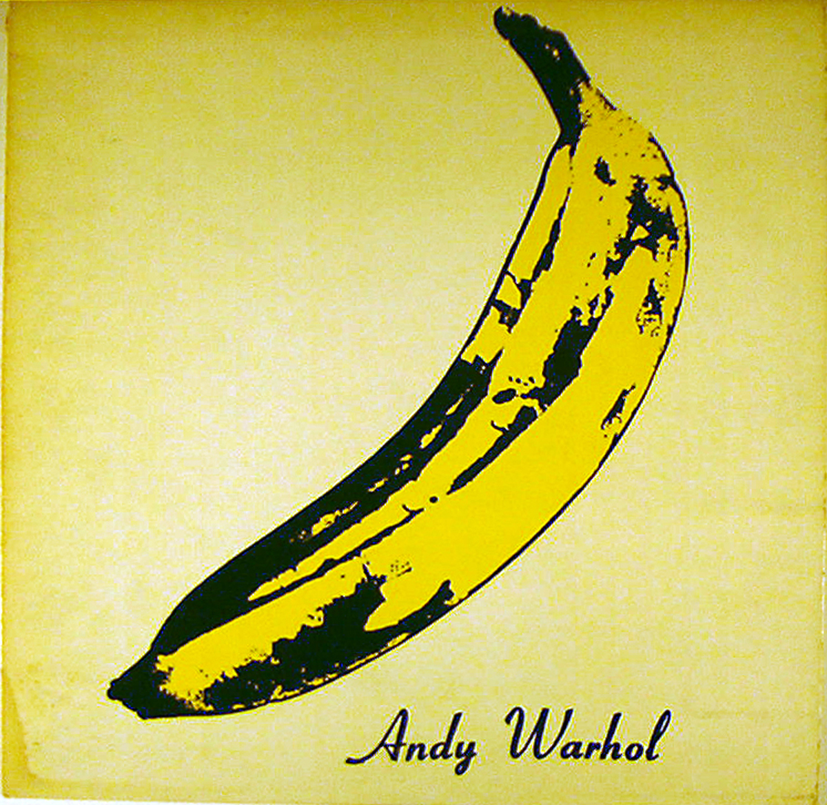 Célèbre 'Banane' d'Andy Warhol pour l'Album du Velvet Underground 1967