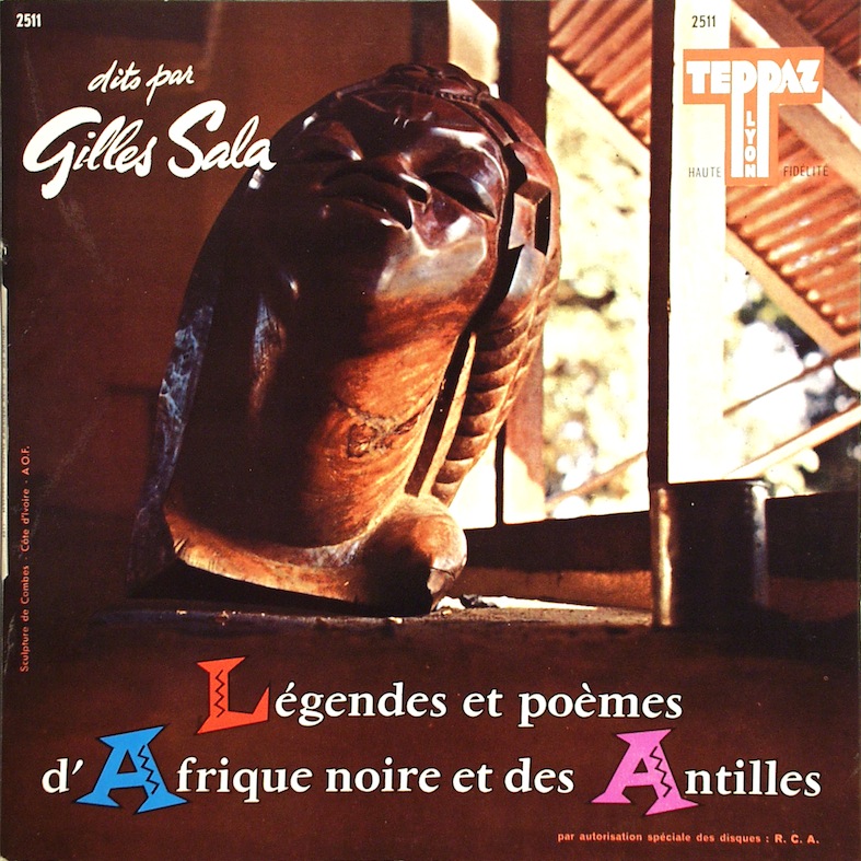 Légendes et Poèmes dits par Gilles Sama, Label Toppaz, Rare 33 Tours, 25 cm, Pochette double