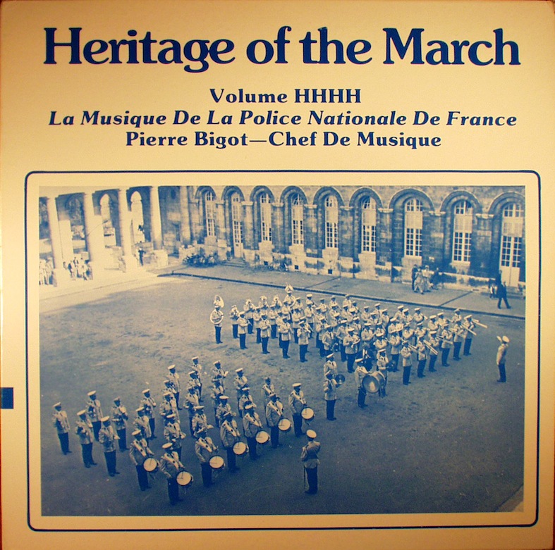 Musique de la Police Nationale Française, Pressage américain à 100 Exemplaires, années 1980
