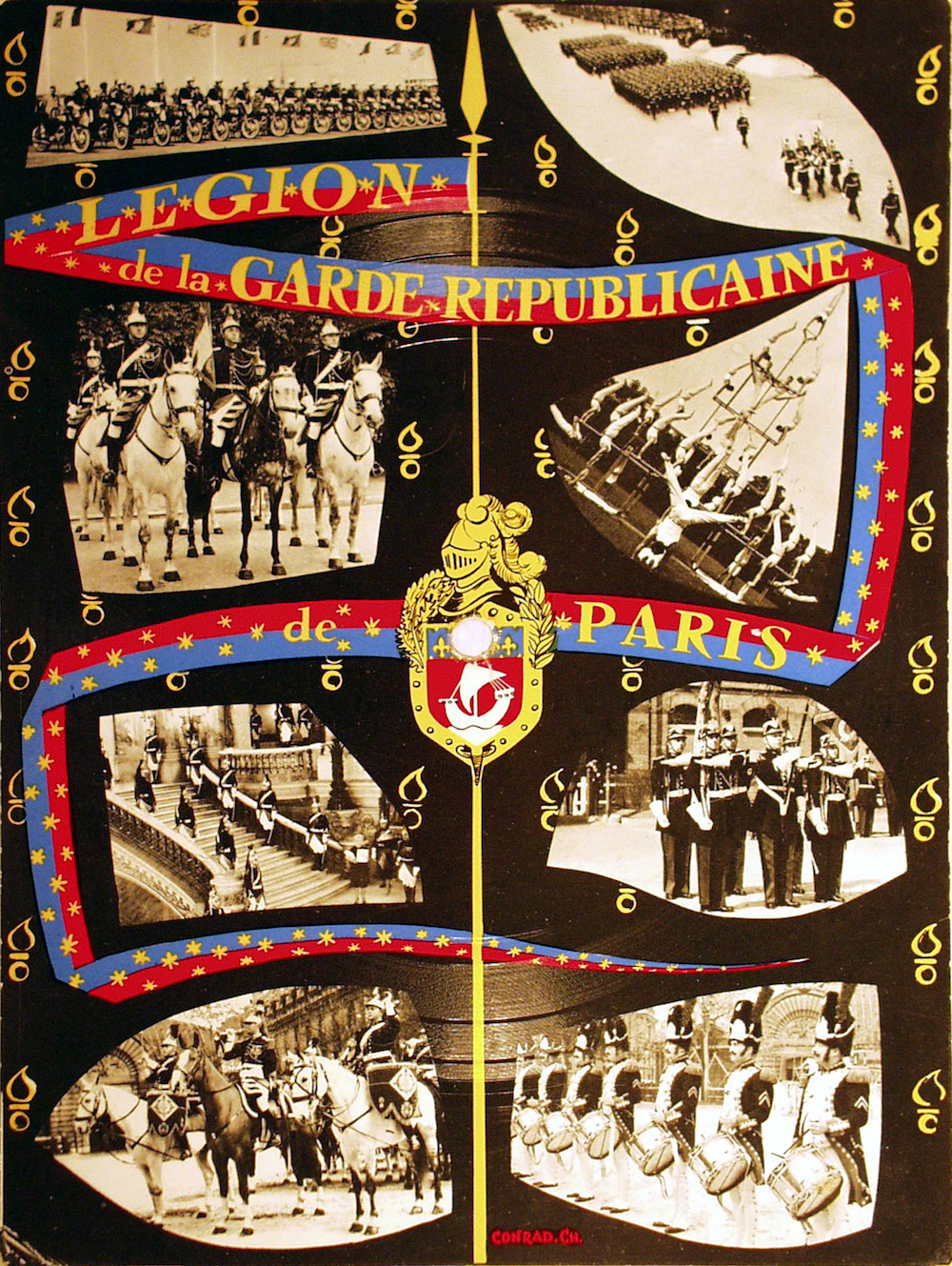 La Légion de la Garde Républicaine de Paris en Carte Postale Sonore, Année cinquante