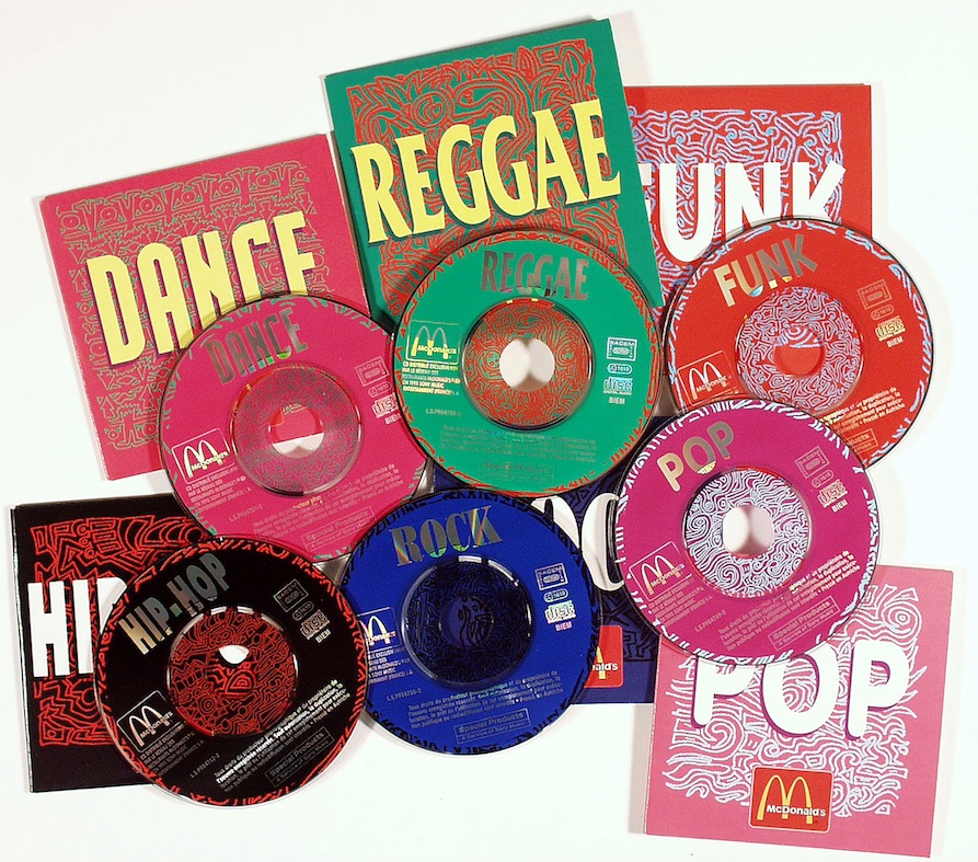 Collection de CD Publicitaires de 8cm, 1995