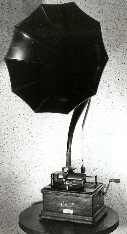 Phono d'Edison 'Fireside' (1911-1913) à tête 'Diamond' pour Cylindres Standards 'Amberal' d'une Durée de 4mn