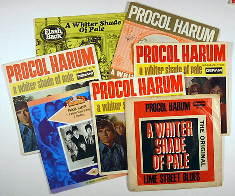 Procol Harum 'A Whiter Shade Of Pale', Pressage Original 1967 et Rééditions Ultérieures